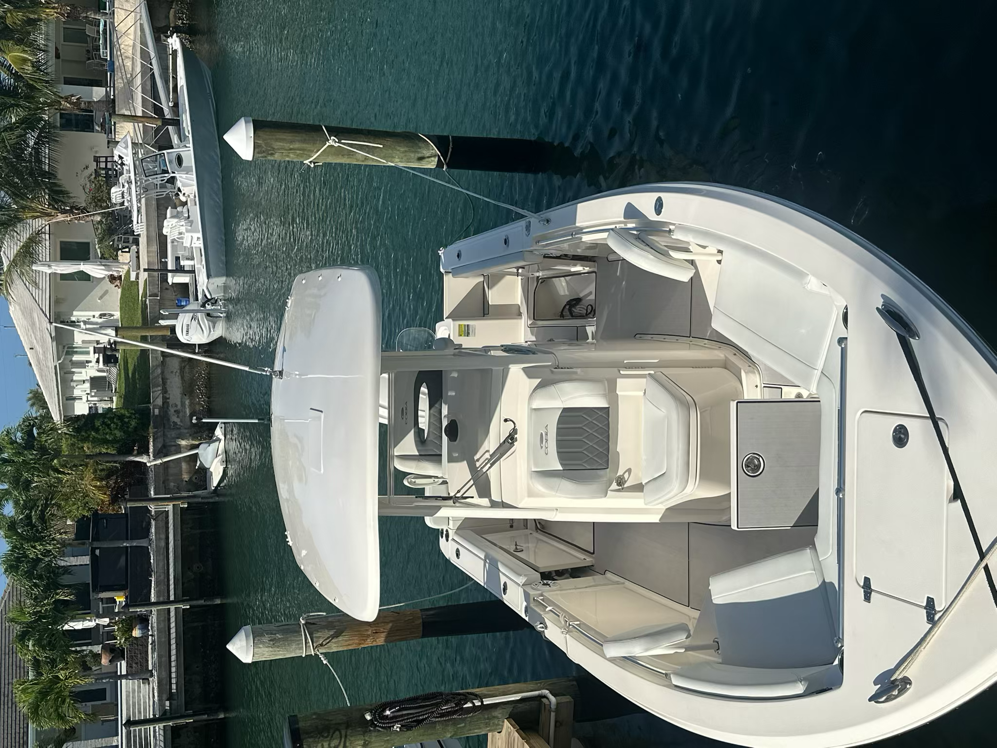 Pristine boat after detailing
